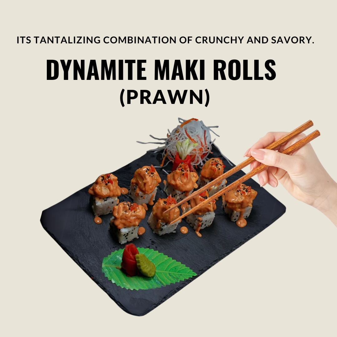 Dynamite Maki Rolls (Prawn) Tokyo Sushi Station