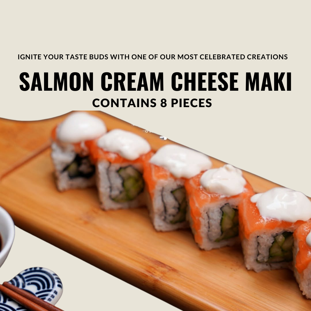 Salmon Cream Cheese Maki