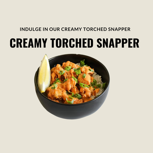 Creamy Torched Snapper