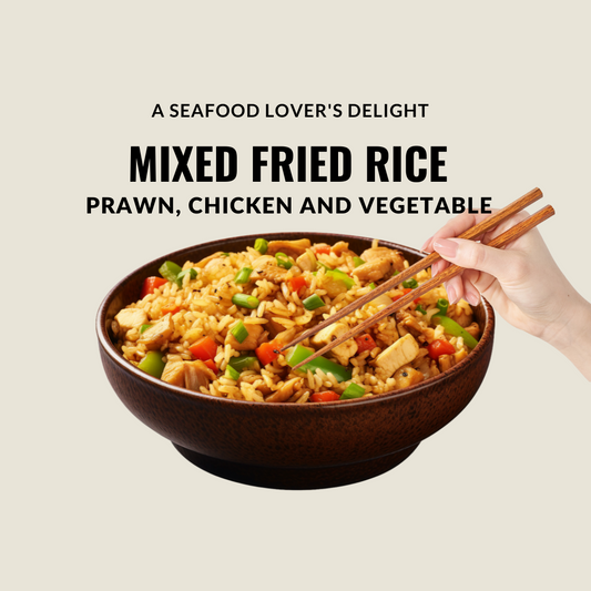 Mixed Fried Rice (Prawn, Chicken and Vegetable) Tokyo Sushi Station