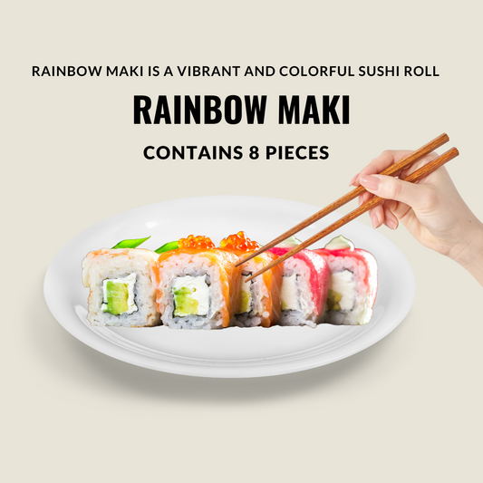 Rainbow Maki Tokyo Sushi Station