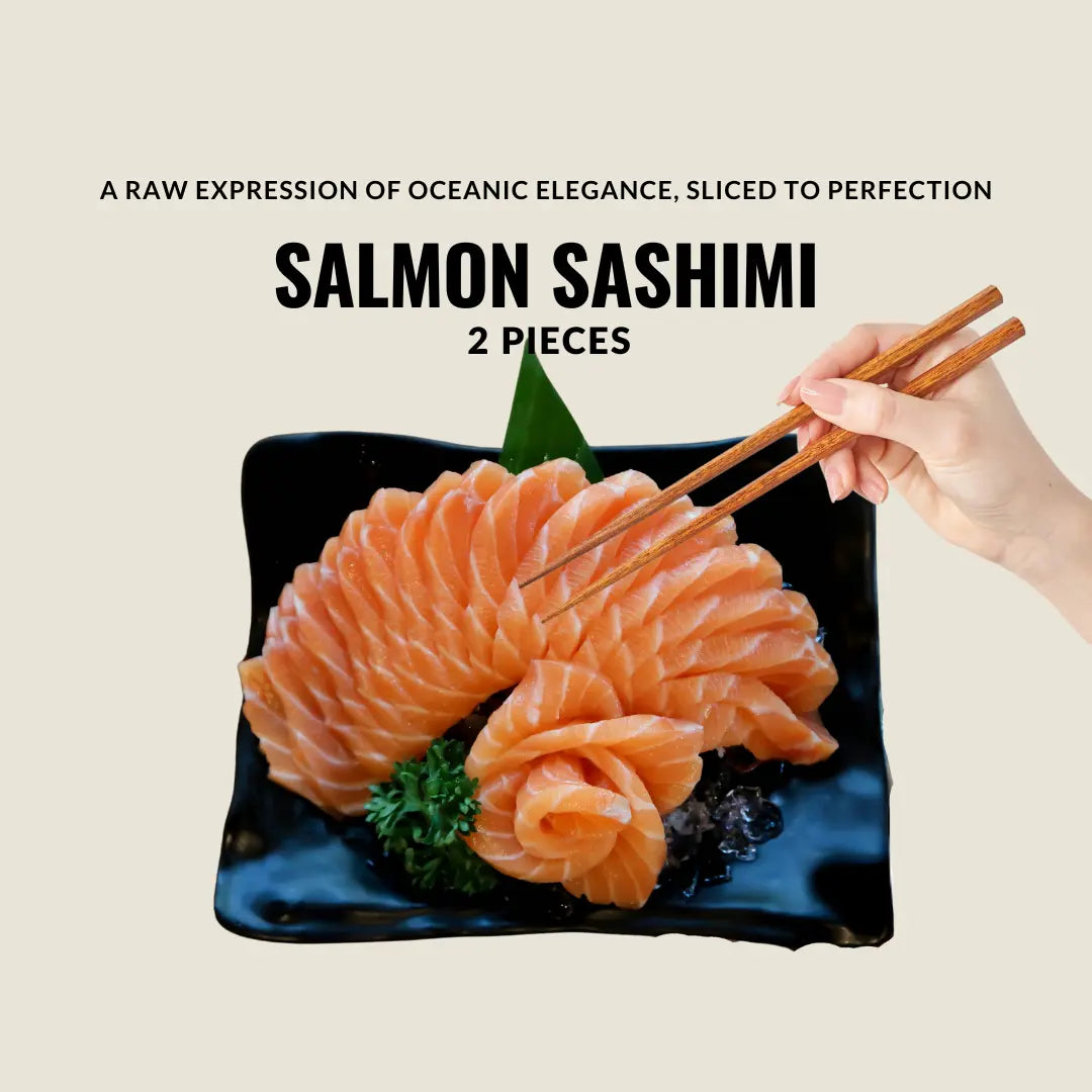 Salmon Sashimi (2pcs) Tokyo Sushi Station