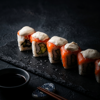 Salmon Cream Cheese Maki