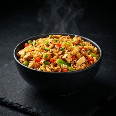 Mixed Fried Rice (Prawn, Chicken and Vegetable)