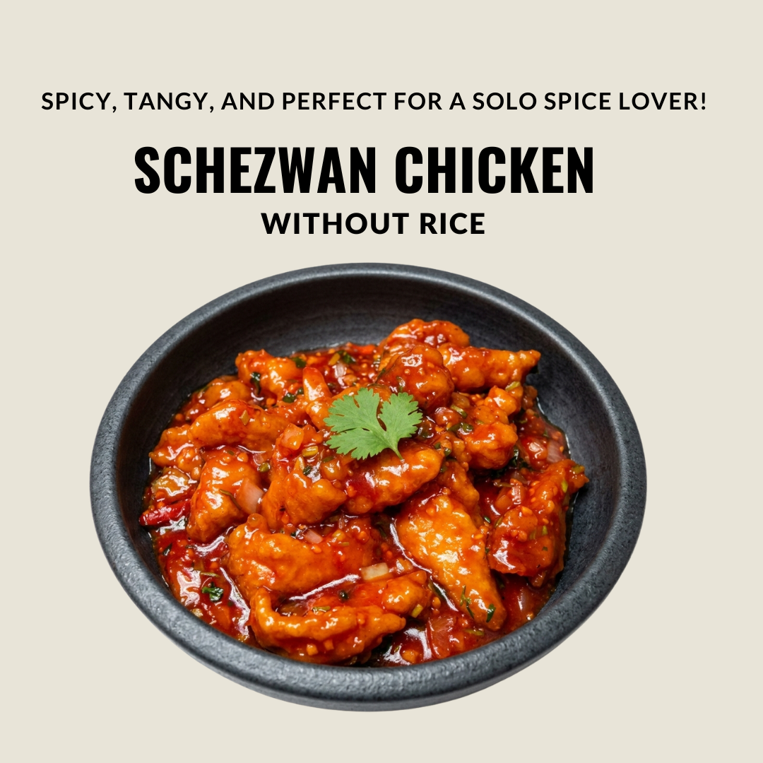 Schezwan Chicken (No Rice)