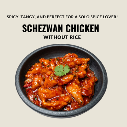 Schezwan Chicken (No Rice)