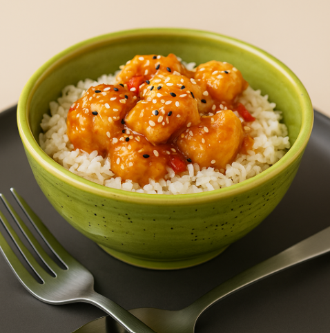 Sweet & Spicy Sesame Chicken Bowl