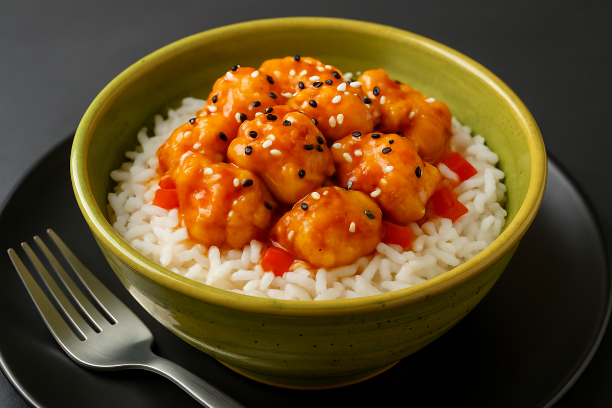 Sweet & Spicy Sesame Chicken Bowl